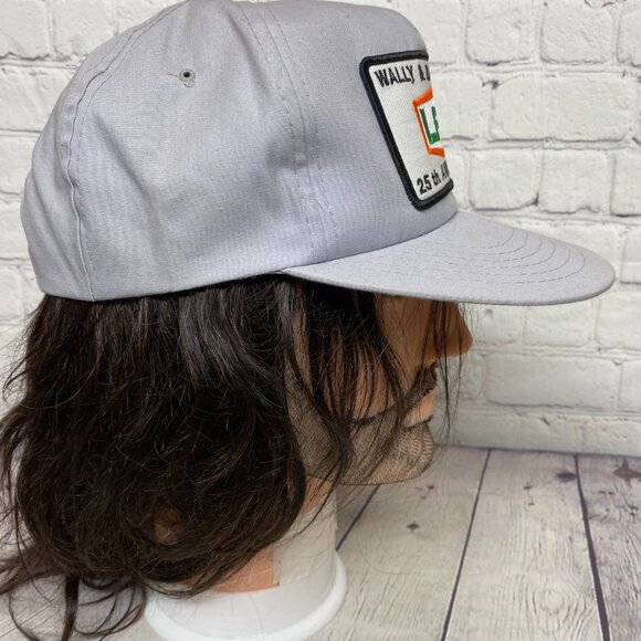 Vintage Hat Cap Snapback Gray UFA 25th Anniversary Giant Embroidered Logo Patch - Picture 4 of 9